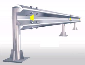 波形梁護欄施工